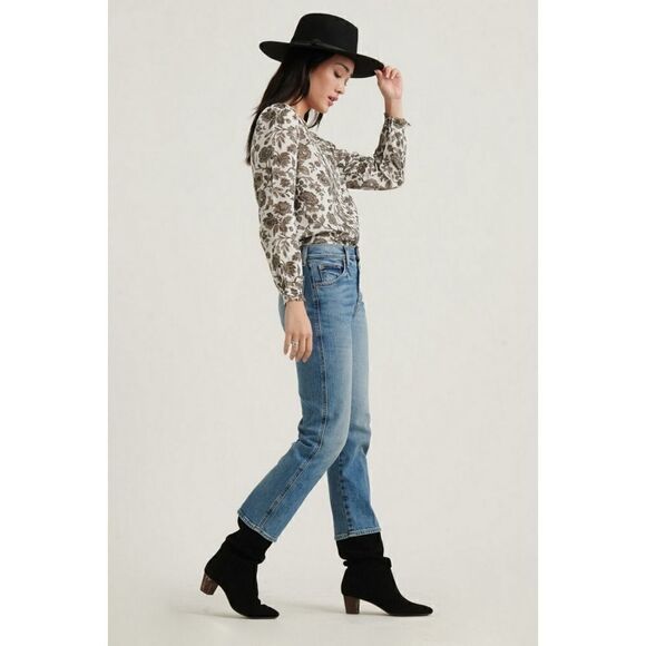 LUCKY Brand lea pintuck blouse top - Picture 3 of 11